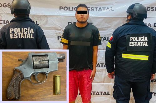 Ingería bebidas embriagantes y disparó contra policías en Malinalco
